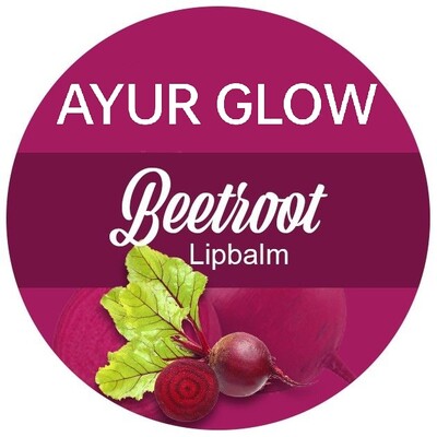 Beetroot lip balm